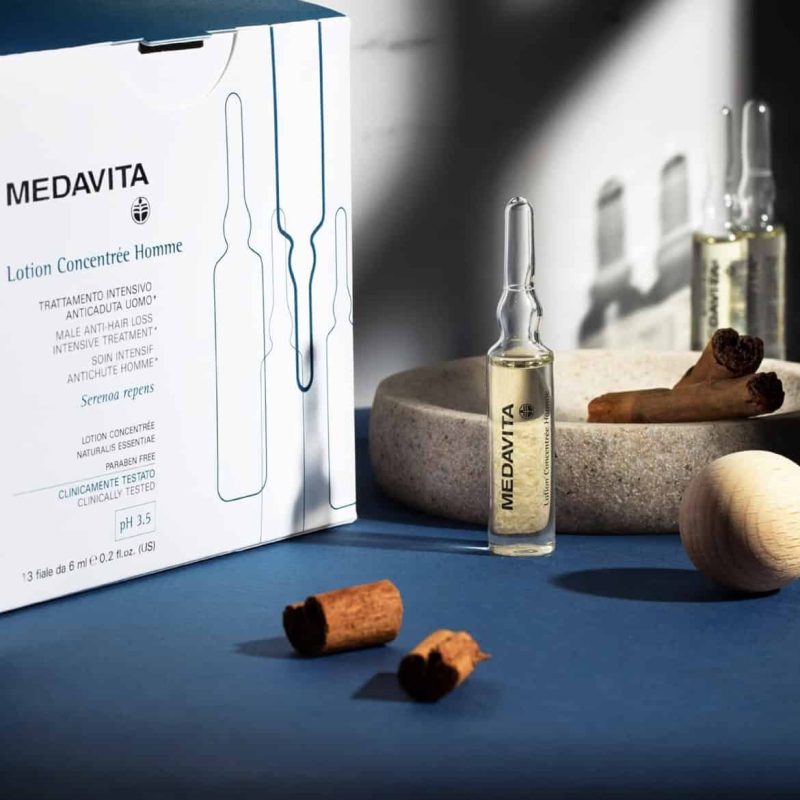 Medavita Tratament anticadere Fiole pentru barbati Lotion Concentree 12x6ml
