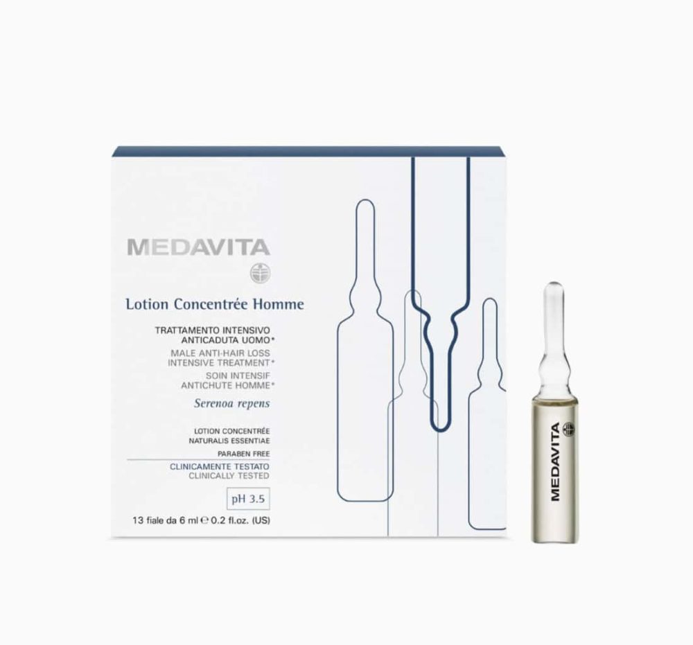 Medavita Tratament anticadere Fiole pentru barbati Lotion Concentree 12x6ml