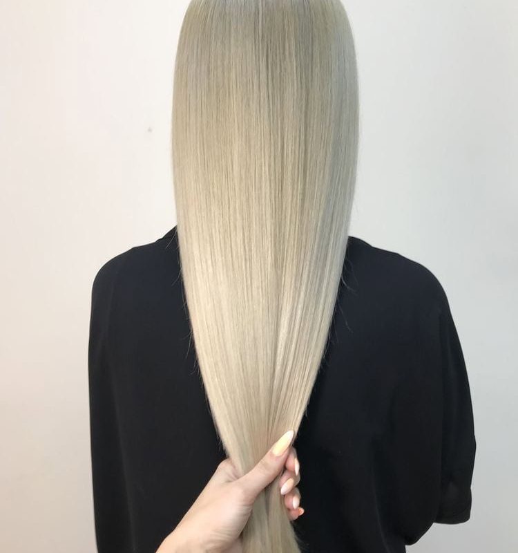 Extensii Tape On Par Natural Rusesc Blond Platinat+Cadou Sampon Love Extension