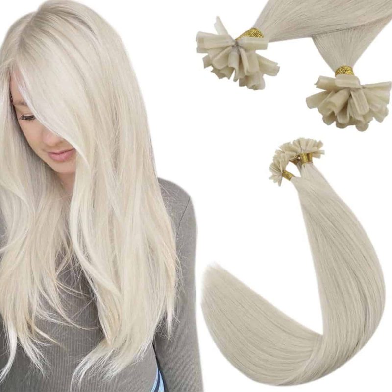 xtensii de păr cu keratină din păr natural