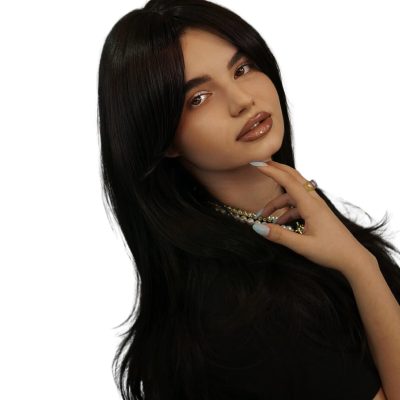 Peruca par lung Dara Premium  -colectia B.Madame