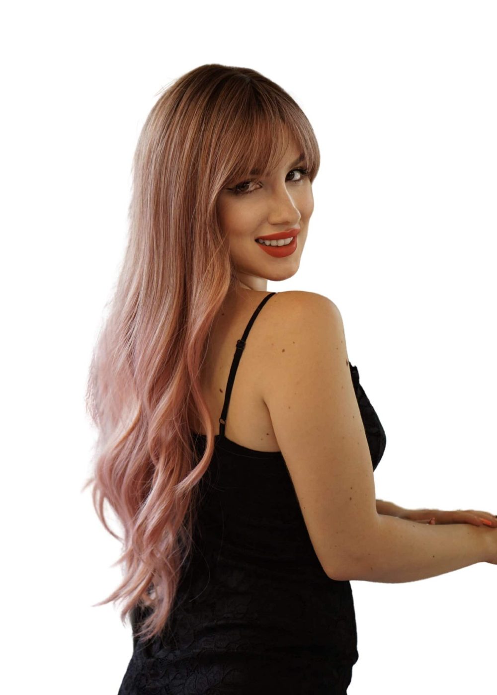 Peruca par lung Raissa -Pink Dreams