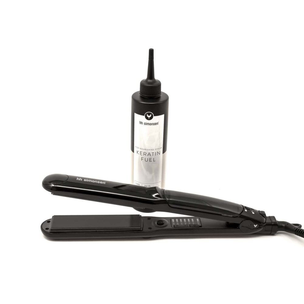 Nourishing_Styler Placa cu keratina HH Simonsen Nourishing styler- Keratin Boost + 250 ml keratina lichida