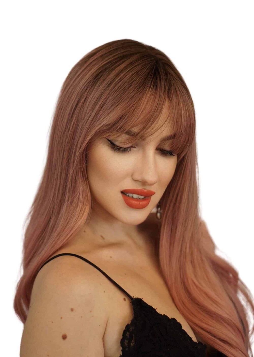 Peruca par lung Raissa -Pink Dreams