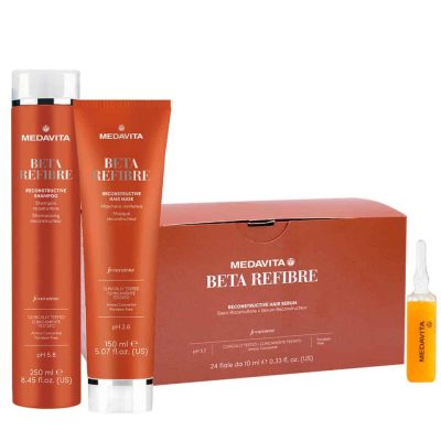 Medavita Beta Refibre Fiolă 10ml: SOS Păr Ars