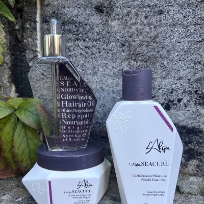 Set cadou 4 produse - par cret/ondulat/par uscat SeaCurl  L' Alga