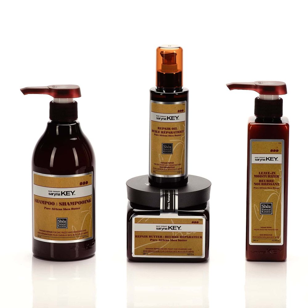 Mască Leave-In SARYNA KEY 300 ml cu unt de Shea pentru păr deteriorat