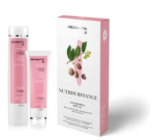 Set pentru păr uscat, deteriorat și deshidratat – ȘAMPON + MASCA MEDAVITA NUTRISUBSTANCE