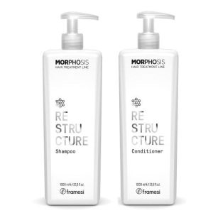 DUO Kit Restructure - sampon si balsam par deteriorat - 1L