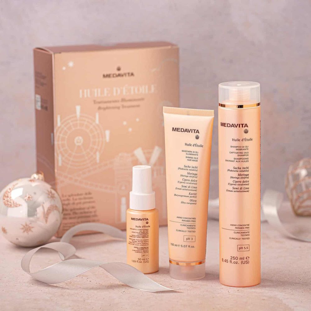 huile Medavita Set Huile d'Étoile- stalucire si hidratare profunda 250/150/50 ml