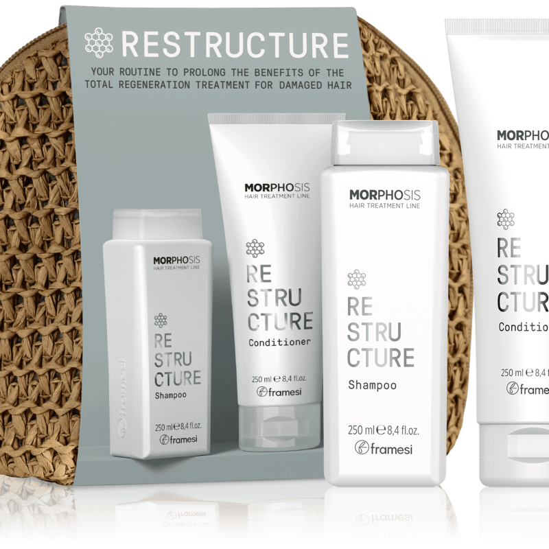 Set Reconstrucție Framesi RESTRUCTURE-Rafia 250/250 ml