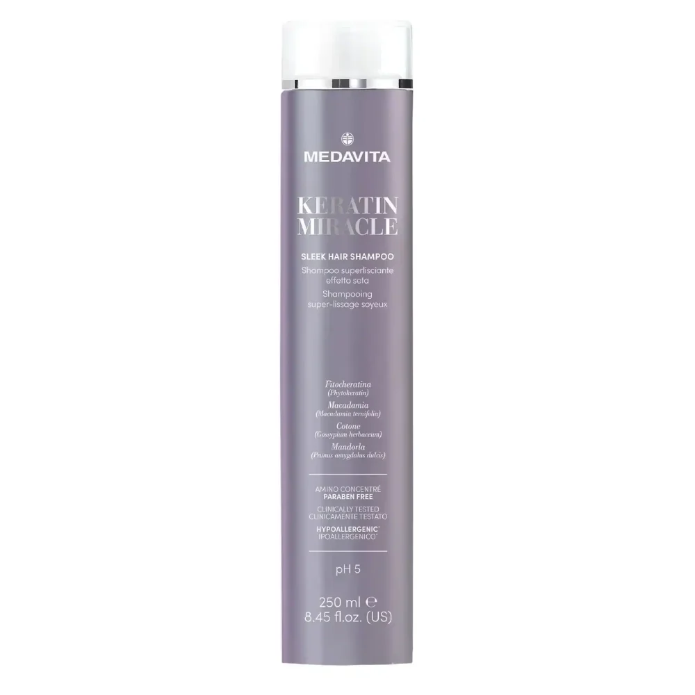 Sampon cu keratina pentru netezire 250 ml Medavita Keratin Miracle Sampon cu keratina pentru netezire 250 ml Medavita Keratin Miracle