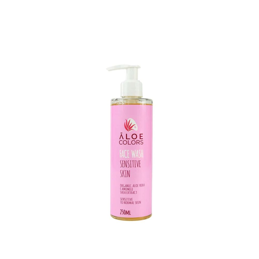 Gel de Curatare Facială pentru Piele Sensibilă Aloe Colors 250 ml Gel de Curatare Facială pentru Piele Sensibilă Aloe Colors 250 ml