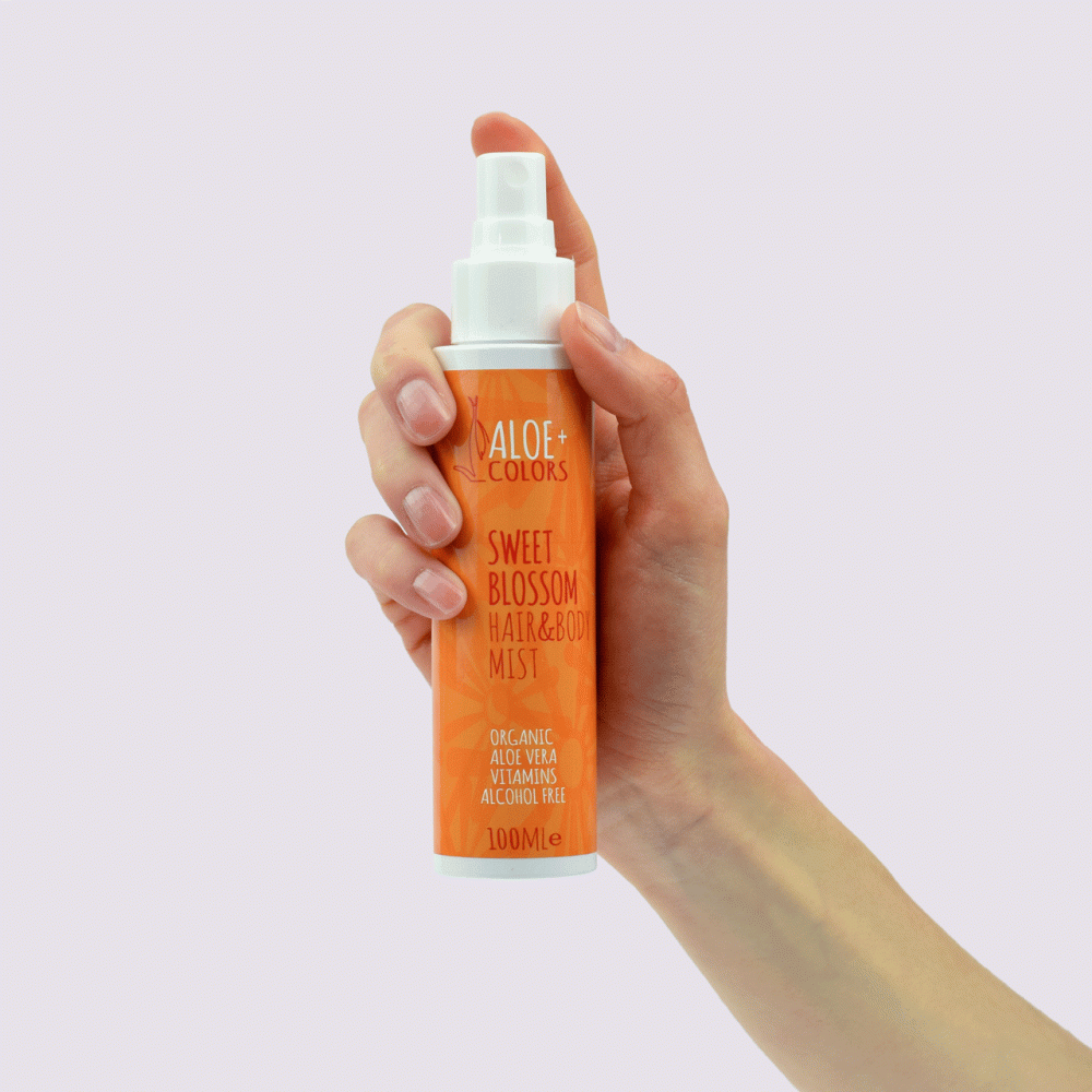 Spray Hidratant Corp și Păr Sweet Blossom 100 ml, fara alcool