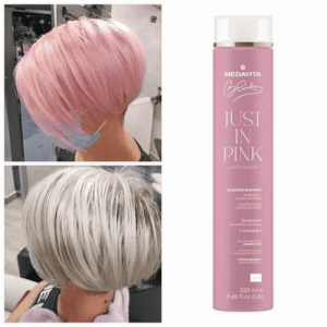 Șampon Roz Medavita 250 ml – Nuantator Blond Roz | Pigment Roz Intens, Hidratare & Strălucire