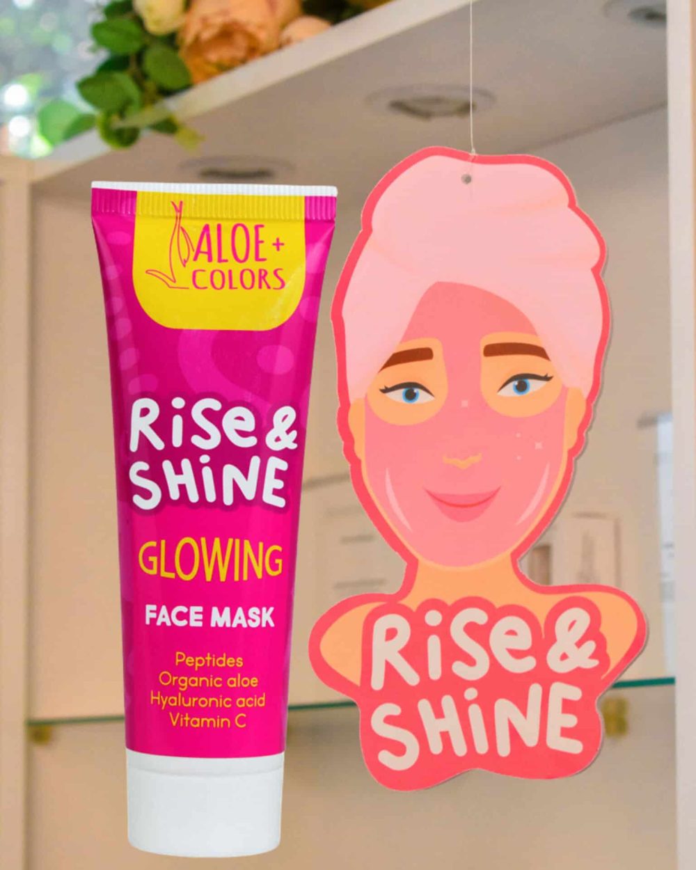 Masca faciala Glow cu peptide, acid hialuronic si vitamina C