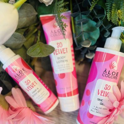 Velvet Set 3 produse : lotiune corp + spray par si corp 150 ml gel dus 250 ml