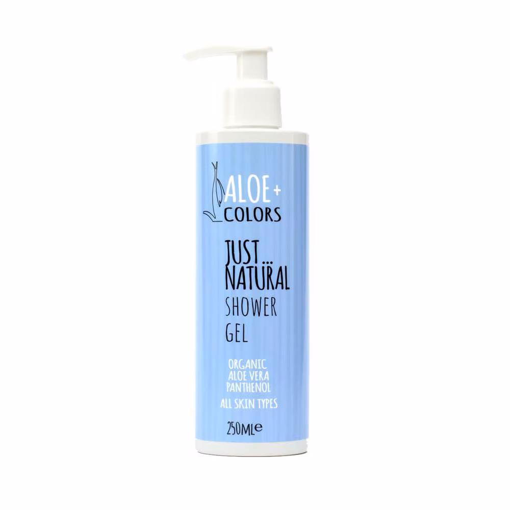 Gel de dus hidratant Just Natural cu aloe vera organica|250ml