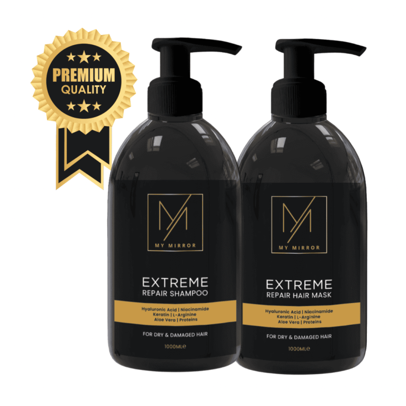 Set Antirupere Păr Degradat Extreme Repair (Șampon 1000ml + Mască 1000ml)