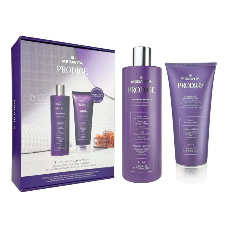 Prodige Medavita Duo Luxury Kit pentru umplerea firului de par -  400/200 ml