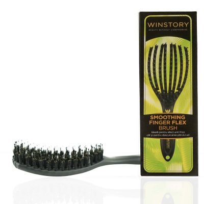 PERIE FINGER BRUSH WINSTORY Peria Winstory Smoothing Finger Flex: Uscare Rapidă, Antirupere și Strălucire Cu Cuticule Sigilate! Winstory Smoothing Finger Flex Brush – Secretul Părului Sănătos și Lucios