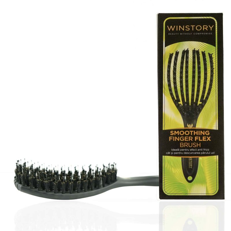 Peria Winstory Smoothing Finger Flex: Uscare Rapidă, Antirupere și Strălucire Cu Cuticule Sigilate! Winstory Smoothing Finger Flex Brush – Secretul Părului Sănătos și Lucios