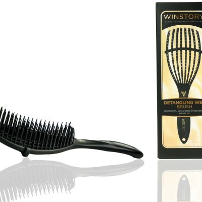 Winstory Wet Detangling pentru descurcare delicată și fără durere a părului ud. Protejează-ți părul de rupere cu peri flexibili. Păr sănătos, fără efort!