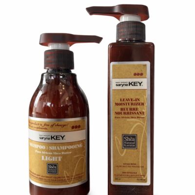 Set Reparare Păr Uscat Saryna Key – Șampon Profesional + Leave-In 300/300 ml