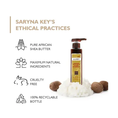 Set Reparare Păr Uscat Saryna Key – Șampon Profesional + Leave-In 300/300 ml
