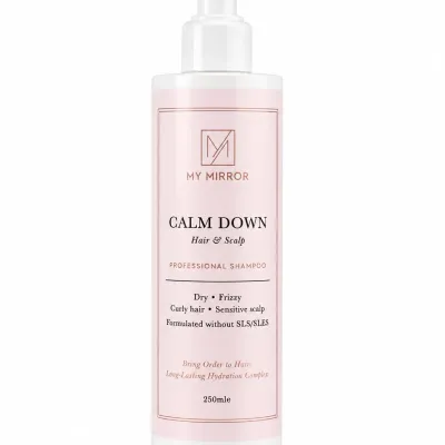 Șampon profesional Calm Down My Mirror pentru păr sănătos, neted, moale și ușor de coafat