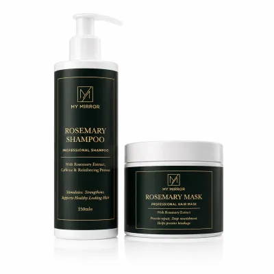 Set My Mirror Rosemary Sampon 250 ml și Rosemary Masca de par 200 ml cu rozmarin pentru păr puternic