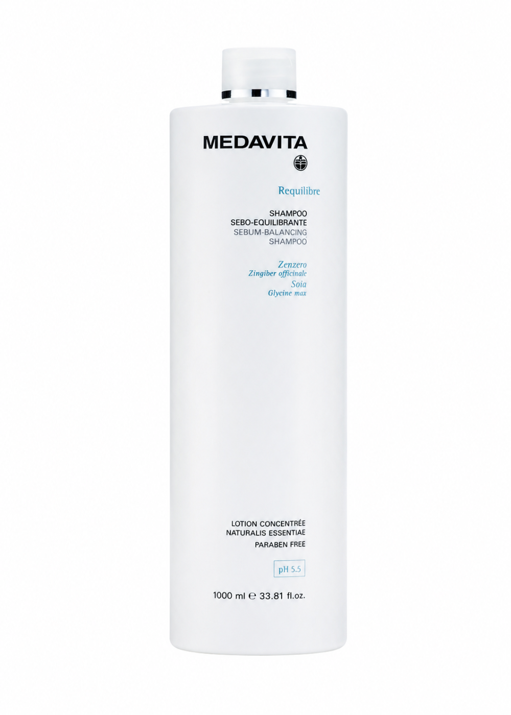 Șampon pentru păr gras Medavita Requilibre Sebum Balancing 1000 ml